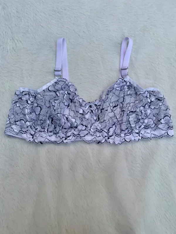 Producto - Corpiño Mara Blanco trazos negros