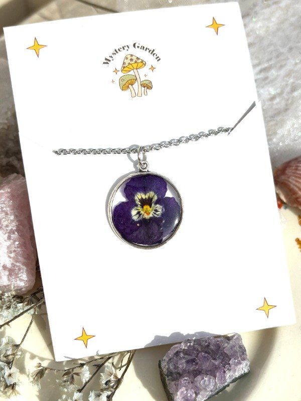 Producto - Collar Pensamiento Violeta