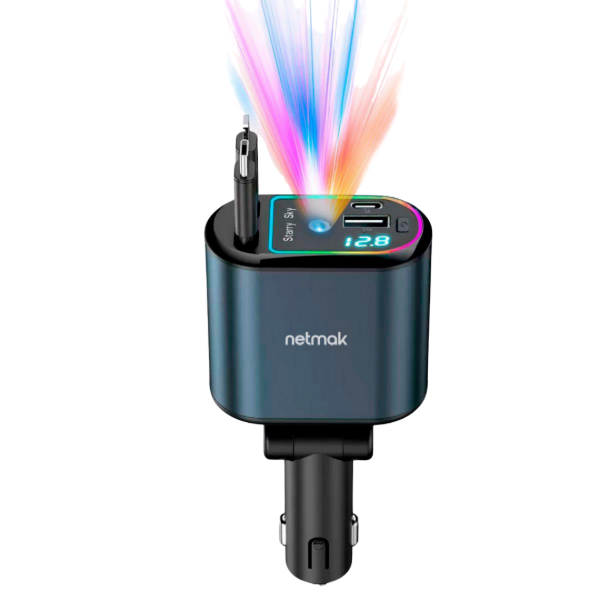 Producto - Cargador Ultra Carga Rápida 4 En 1 Auto 66w Luz De Estrellas