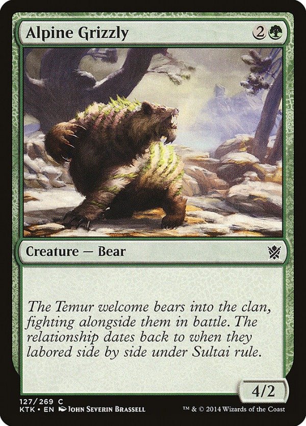 Producto - Alpine Grizzly  Khans of Tarkir