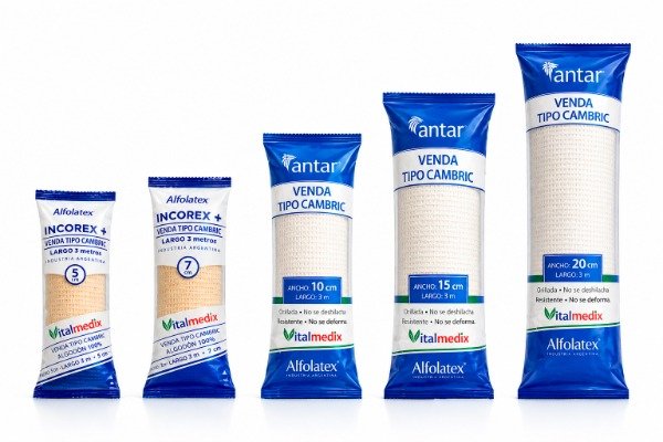 Producto - Venda Orillada tipo Cambric - Pack 10 Unidades