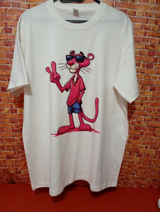 Producto - REMERA TALLES ESPECIALES  -PANTERA ROSA -ALGODON TALLE 3XL - 1