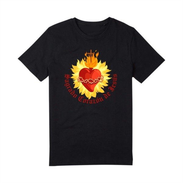 Producto - Remera Dios Cristo Corazon de Jesus Catolicismo Catolico Iglesia Virgen