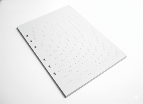 Producto - Repuesto de hojas para agenda puntos, journaling 100 hojas