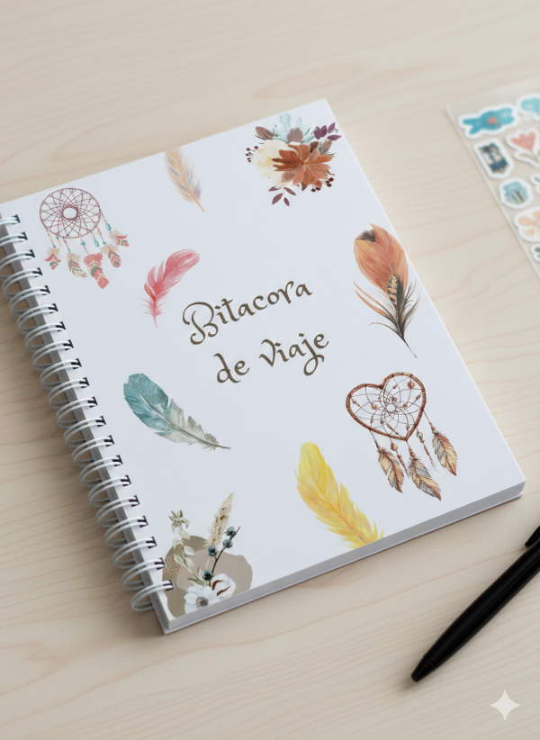 Producto - Planificador de Viaje Boho (PDF Imprimible): Tu Sistema de Gestión de Aventuras - 0
