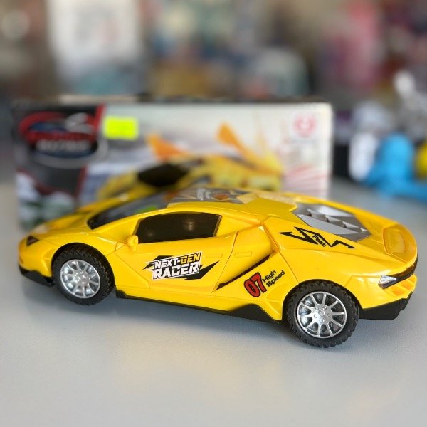 Producto - Auto Deportivo a Control Remoto Ferrari Amarillo 7863
