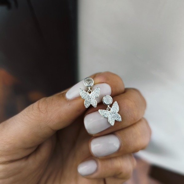 Producto - Aros pasante mariposa (#1481)