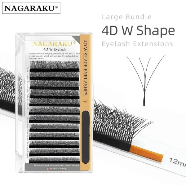 Producto - Pestañas Tecnológicas 4D Mix 0.07C - Nagaraku