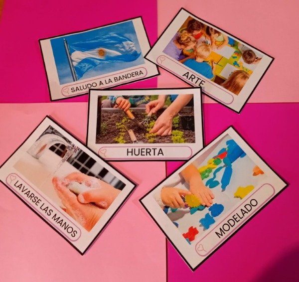 Producto - Pictogramas rutinas del jardín