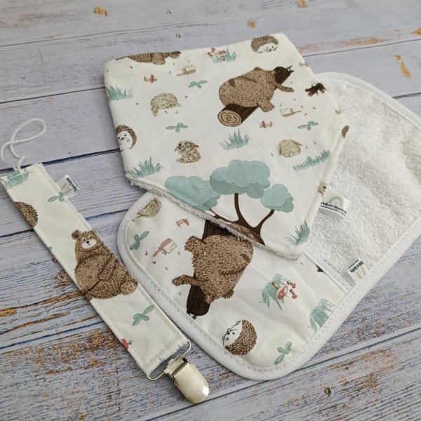 Producto - SET BABERO BABITA Y PORTA CHUPETE-  varios modelos - 2