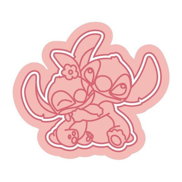 Producto - Stitch y ángel abrazados 2