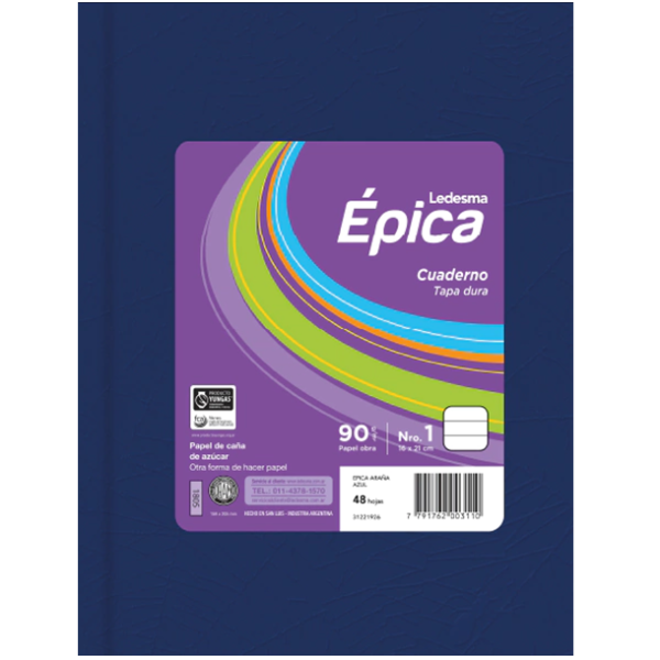 Producto - Épica - Cuaderno N 1 Tradicional