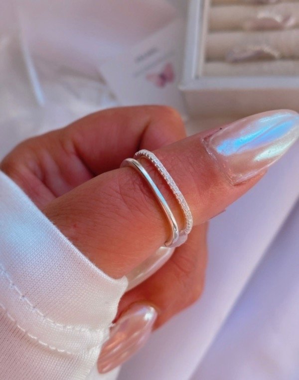 Producto - Anillo cuadrado doble
