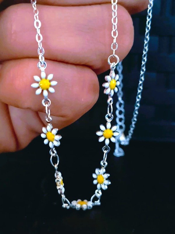 Producto - Gargantilla Margarita - Plata Laminada