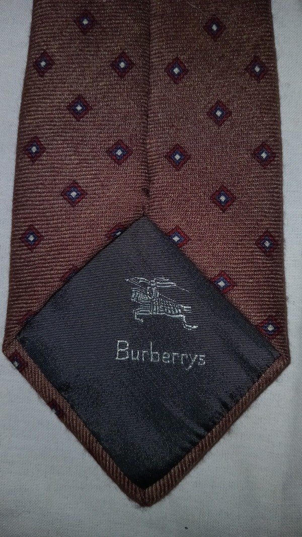 Producto - Burberry rare vintage Aberdeen silk tie. - 1