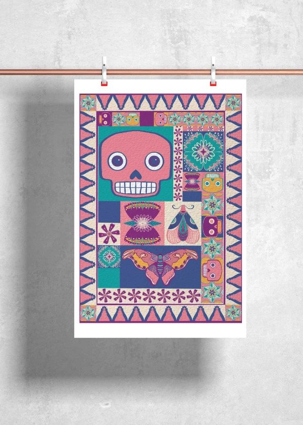 Producto - CALAVERA Y MARIPOSA