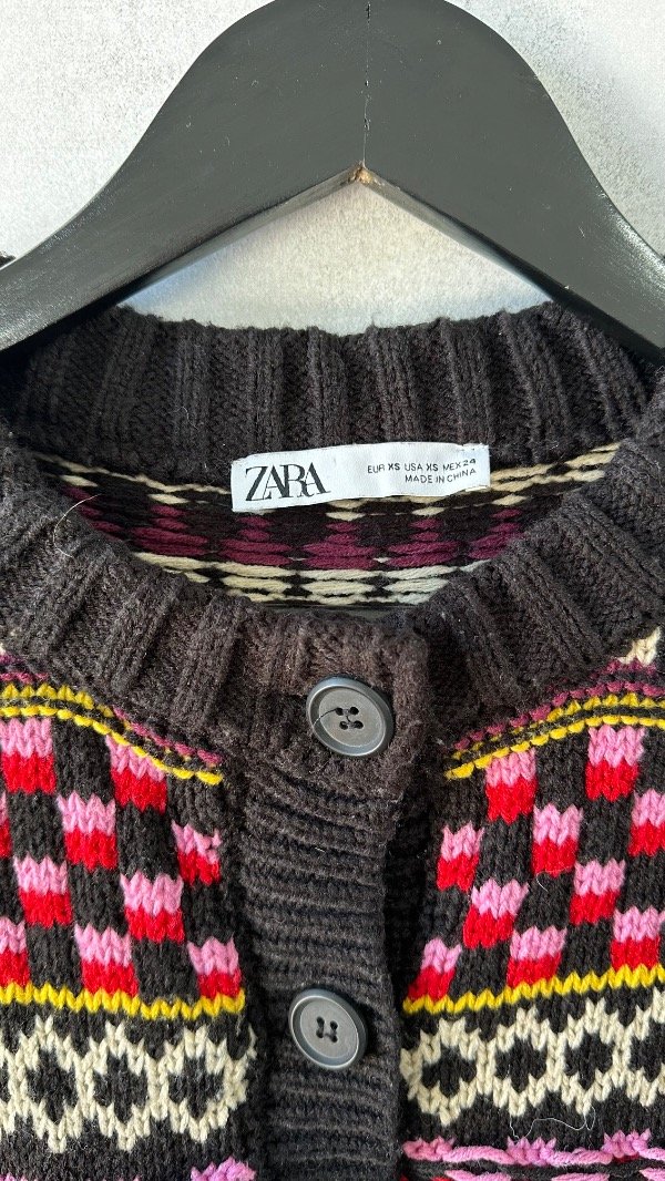 Producto - Cárdigan de punto jacquard Zara - 2