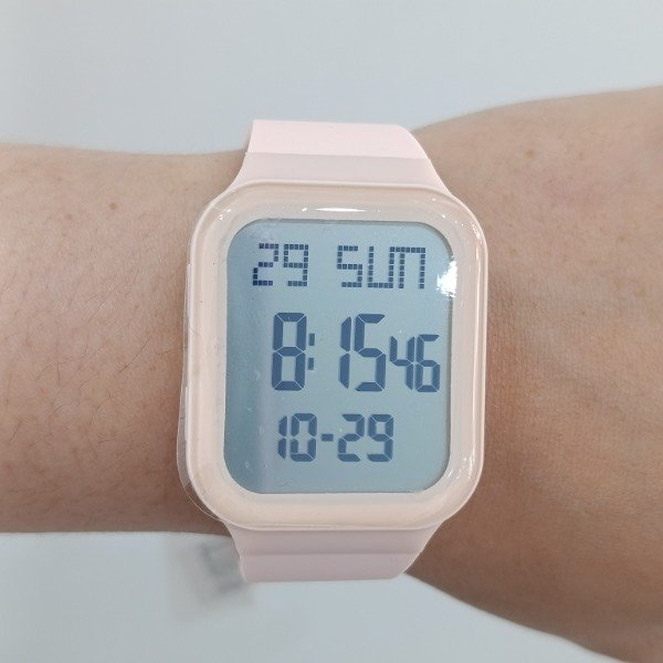 Producto - RELOJ LEMON DIGITAL CUADRADO ROSA