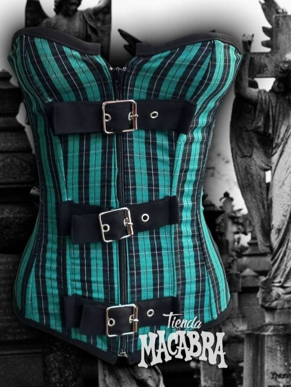 Producto - CORSET GABARDINA VERDE