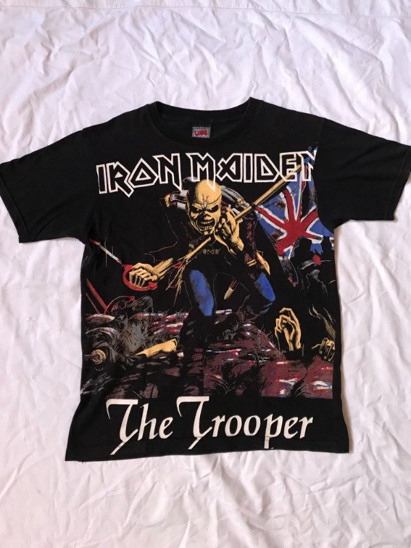 Producto - Iron Maiden 2009 full print dead stock tour tee.