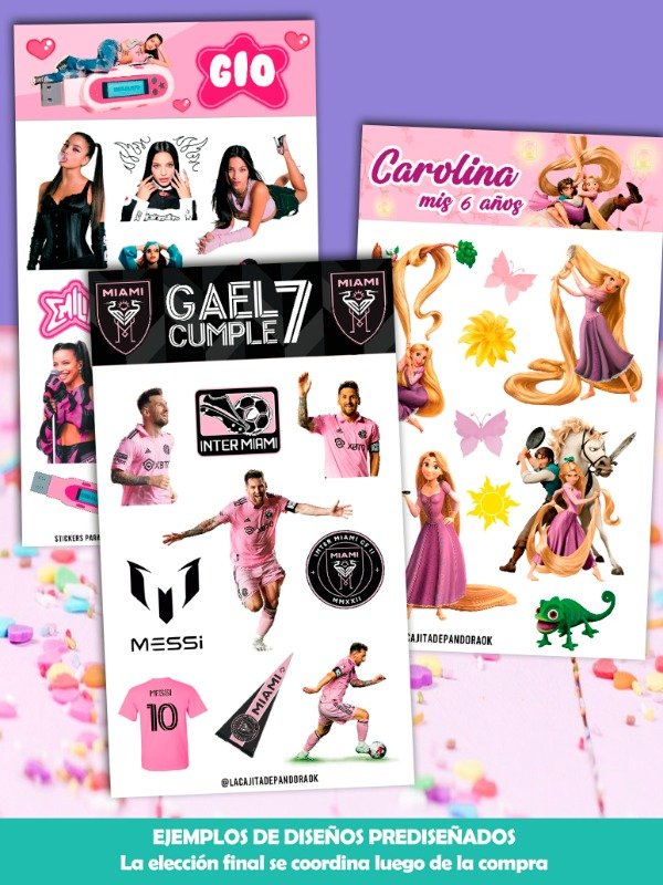 Producto - PLANCHA DE STICKERS FOTOGRÁFICOS PREDISEÑADOS