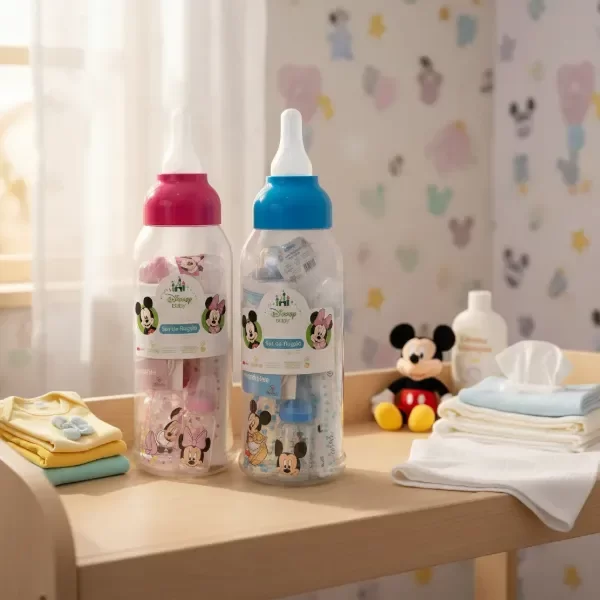Producto - Mamadera Gigante set de regalo Disney Minnie o Mickey
