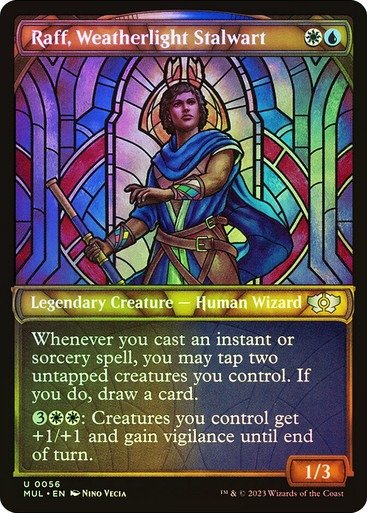 Producto - Raff, Weatherlight Stalwart Foil  Multiverse Legends