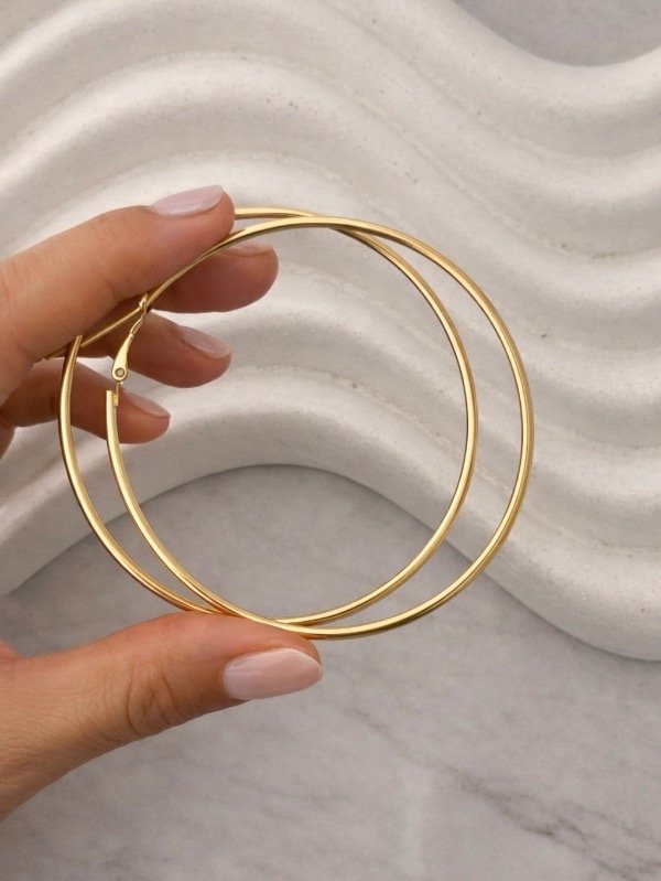 Producto - ARGOLLAS DORADAS  SIMPLES 3012