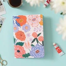 Producto - Cuadernillo a5 flores rojas!