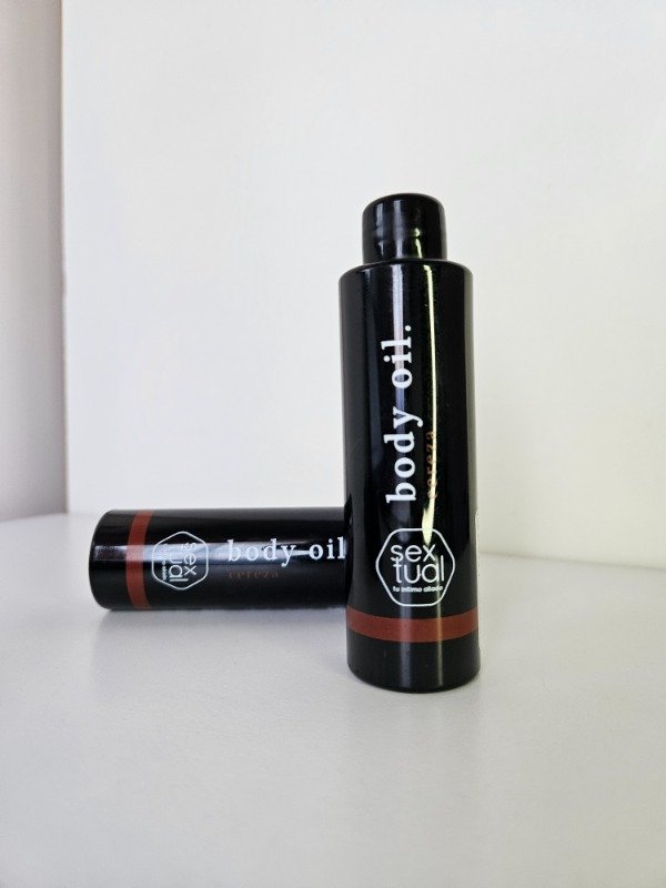 Producto - ACEITE CORPORAL SEX TUAL PARA MASAJES Y LUBRICANTE BODY OIL CEREZA 60 ML