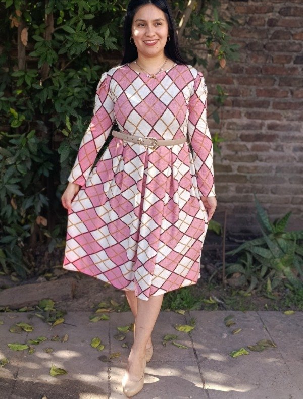 Producto - VESTIDO ROMBO