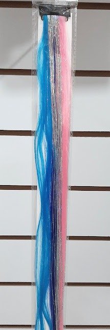 Producto - Extension Mechon Liso Tricolor Con Oropel - 5
