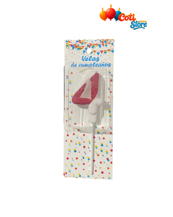 Producto - Vela Palito con Gibre River Plate N4 x6 Unidades