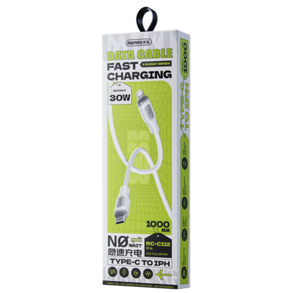 Producto - REMAX RC-C112 Ruinay 30W Type-C/Lightning Fast Charging Cable 1M