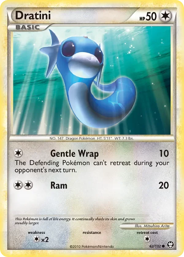 Producto - Dratini 62/102 HeartGold and SoulSilver: Triumphant