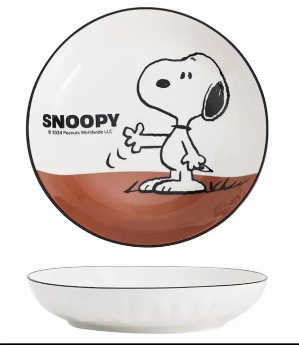 Producto - PLATO HONDO CERAMICA SNOOPY