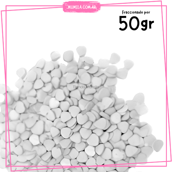 Producto - Sprinkles corazon blanco x50gr Decor Magic