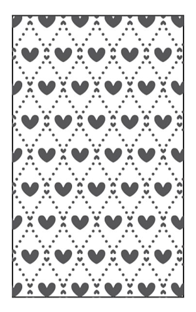 Producto - PLANTILLA 3" TEXTURADO 2D CORAZONES