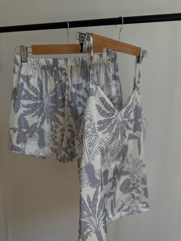 Producto - Pijama corto satén palm - 2