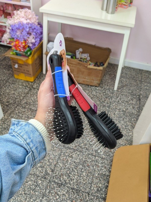 Producto - Cepillo mascota doble