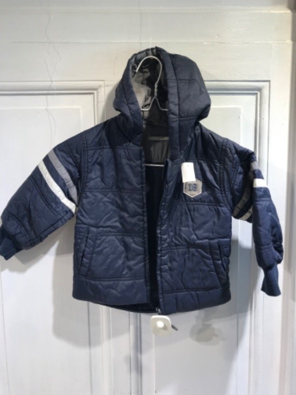 Producto - Campera MIMO azul puffer interior polar- Talle 2 años- PRECIO: 40x