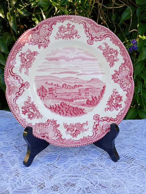 Producto - Plato de entrada o postre de loza inglesa Old Britain Castles Johnson Bros