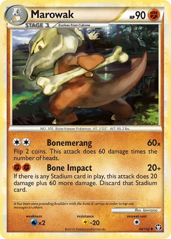 Producto - Marowak (44/102) [HeartGold and SoulSilver: Triumphant]