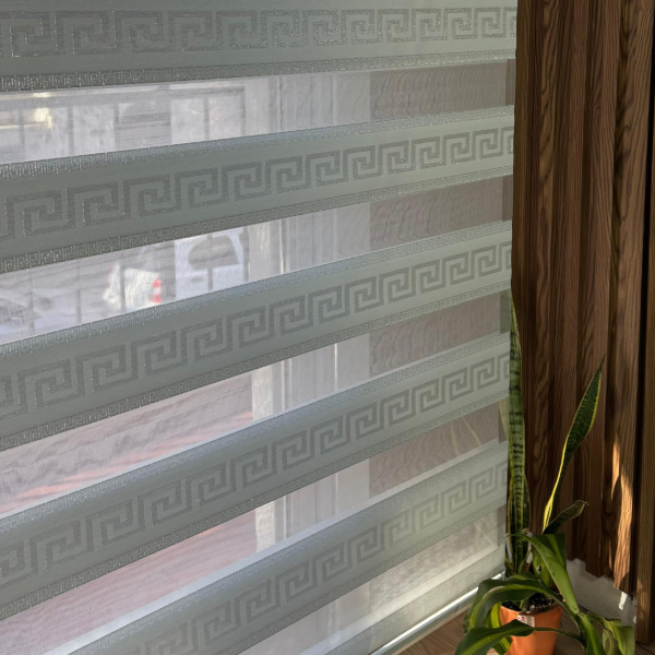 Producto - CORTINA ESTAMPADA ROLLER NOCHE Y DIA DE PVC Y POLIESTER 100x200cm