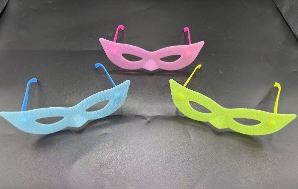 Producto - YJ0802  Anteojo Plástico de Antifaz Colores 12U