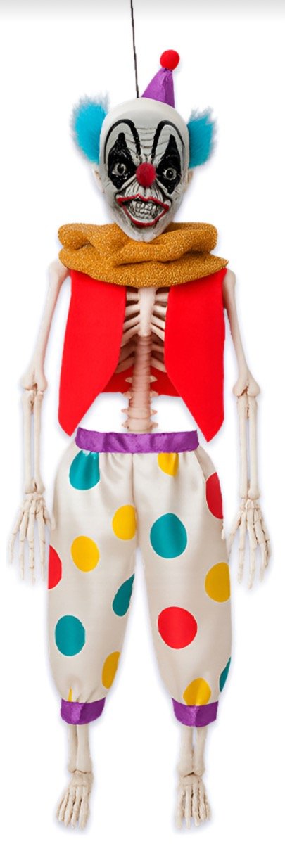 Producto - Payaso de huesos para colgar 40 x 9.5 x 5.5cm