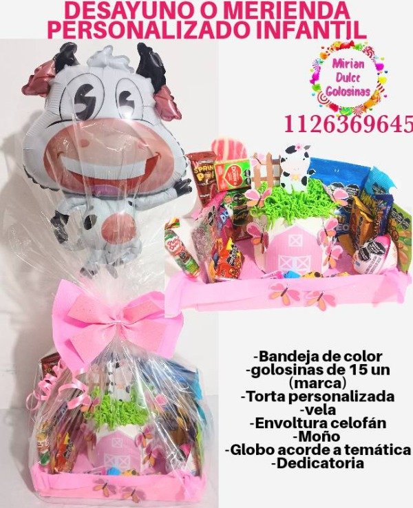 Producto - Desayuno personalizado la vaca lola