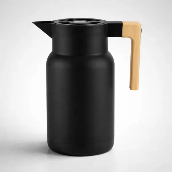 Producto - JARRA TERMICA PARA BEBIDASFRIA/CALIENTE 1 LITRO PICO VERTEDOR MANGO MADERA - 7
