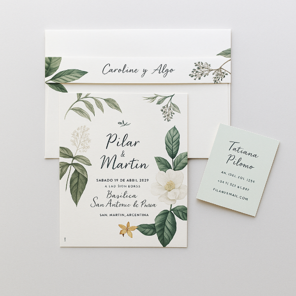 Producto - Invitación - Follaje