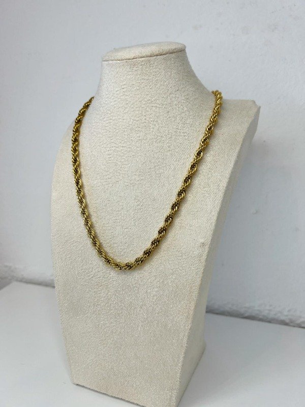 Producto - Cadena Cher acero dorado